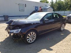 Salvage cars for sale from Copart Lyman, ME: 2017 Audi A4 Premium