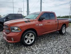 Flood-damaged cars for sale at auction: 2013 Dodge RAM 1500 Sport