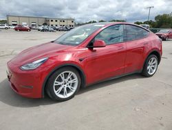 Salvage cars for sale at Wilmer, TX auction: 2022 Tesla Model Y