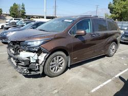 2021 Toyota Sienna XLE en venta en Rancho Cucamonga, CA