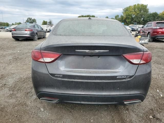 2016 Chrysler 200 S