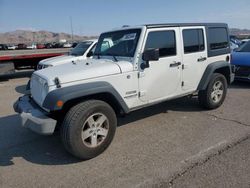 Salvage cars for sale at North Las Vegas, NV auction: 2016 Jeep Wrangler Unlimited Sport