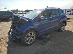 Salvage cars for sale at Davison, MI auction: 2014 Ford Escape Titanium