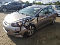 Salvage cars for sale at New Britain, CT auction: 2012 Hyundai Elantra GLS