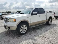 Salvage cars for sale at Houston, TX auction: 2008 Ford F150 Supercrew