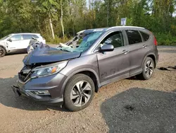 Salvage cars for sale at Cookstown, ON auction: 2015 Honda CR-V Touring