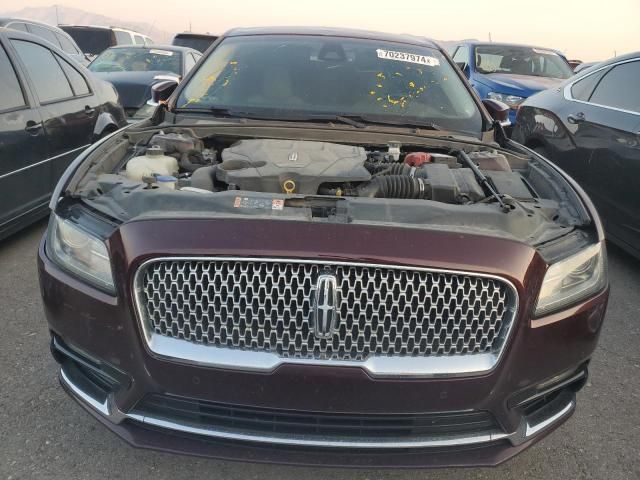 2018 Lincoln Continental Reserve