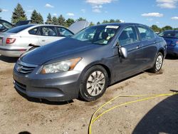 Salvage cars for sale at Elgin, IL auction: 2012 Honda Accord LX