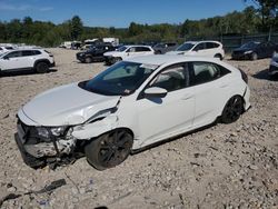 Salvage cars for sale at Candia, NH auction: 2018 Honda Civic Sport