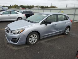 Salvage cars for sale at Pennsburg, PA auction: 2016 Subaru Impreza