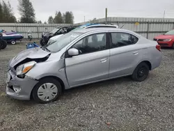 Salvage cars for sale at Arlington, WA auction: 2018 Mitsubishi Mirage G4 ES