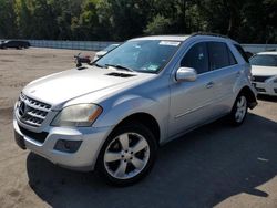 Salvage cars for sale at Glassboro, NJ auction: 2010 Mercedes-Benz ML 350 4matic