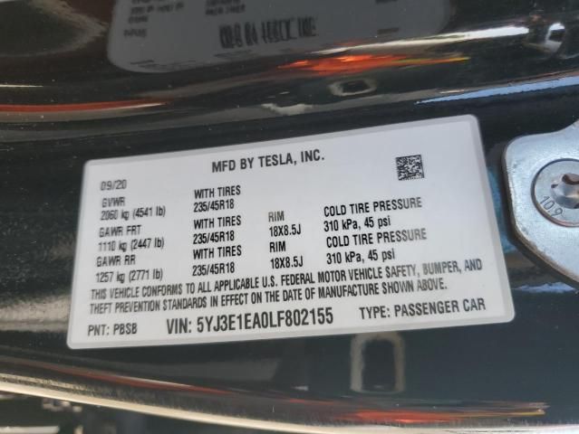 2020 Tesla Model 3