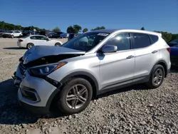 Salvage cars for sale at West Warren, MA auction: 2017 Hyundai Santa FE Sport