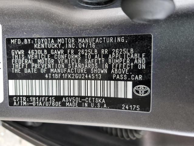 2016 Toyota Camry LE