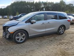 Salvage cars for sale at North Billerica, MA auction: 2020 Honda Odyssey EXL