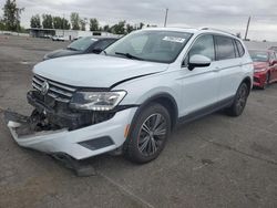 Salvage cars for sale at Portland, OR auction: 2018 Volkswagen Tiguan SE