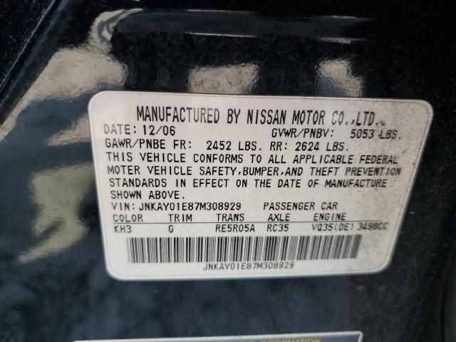 2007 Infiniti M35 Base