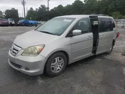 Salvage cars for sale at Savannah, GA auction: 2005 Honda Odyssey EX