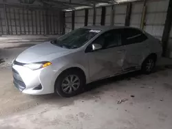 Toyota Corolla Vehiculos salvage en venta: 2017 Toyota Corolla L