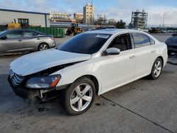 Salvage cars for sale at New Orleans, LA auction: 2013 Volkswagen Passat SE