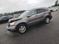 Salvage cars for sale at Dunn, NC auction: 2011 Honda CR-V EXL