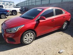 Salvage cars for sale from Copart Albuquerque, NM: 2019 Hyundai Accent SE