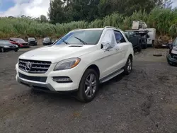 Mercedes-Benz m-Class salvage cars for sale: 2013 Mercedes-Benz ML 350 4matic