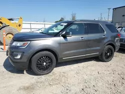 Salvage cars for sale at Appleton, WI auction: 2017 Ford Explorer Limited