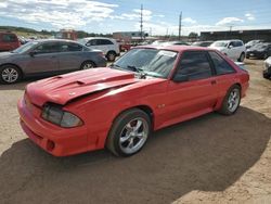 Salvage cars for sale at Colorado Springs, CO auction: 1988 Ford Mustang GT