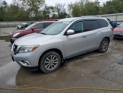 Salvage cars for sale at Ellwood City, PA auction: 2015 Nissan Pathfinder S