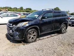 Salvage cars for sale at Hillsborough, NJ auction: 2019 Toyota Highlander LE