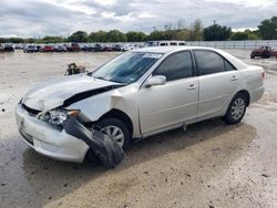 Salvage cars for sale at San Antonio, TX auction: 2005 Toyota Camry LE