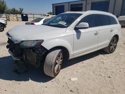 Salvage cars for sale at Haslet, TX auction: 2015 Audi Q7 TDI Premium Plus