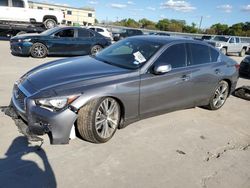 Salvage cars for sale at Wilmer, TX auction: 2021 Infiniti Q50 Sensory