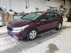 Salvage cars for sale at Chambersburg, PA auction: 2017 KIA Forte LX