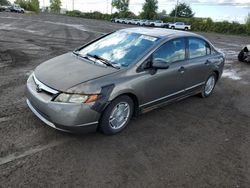 Salvage cars for sale at Montreal Est, QC auction: 2008 Honda Civic DX-G