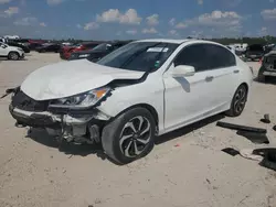 Salvage cars for sale at Houston, TX auction: 2016 Honda Accord EX