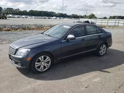 Vehiculos salvage en venta de Copart Dunn, NC: 2009 Mercedes-Benz C300