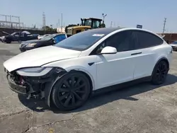 Salvage cars for sale at Wilmington, CA auction: 2020 Tesla Model X