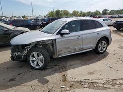 Salvage cars for sale at Woodhaven, MI auction: 2018 Audi Q5 Premium