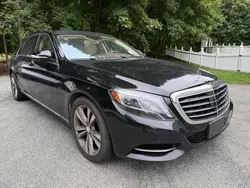 Mercedes-Benz salvage cars for sale: 2015 Mercedes-Benz S 550 4matic