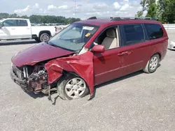 Salvage cars for sale at Dunn, NC auction: 2007 KIA Sedona EX