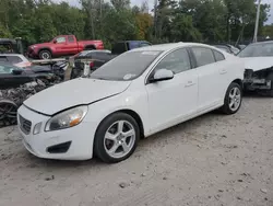 Salvage cars for sale at Candia, NH auction: 2013 Volvo S60 T5