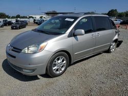 Toyota salvage cars for sale: 2005 Toyota Sienna XLE