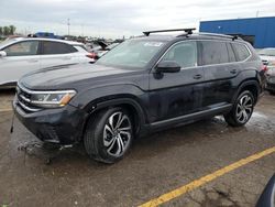 Salvage cars for sale at Woodhaven, MI auction: 2021 Volkswagen Atlas SEL Premium