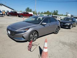 Salvage cars for sale at Pekin, IL auction: 2023 Hyundai Elantra Limited