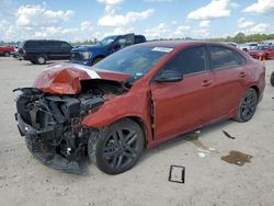 Salvage cars for sale at Houston, TX auction: 2021 KIA Forte GT Line