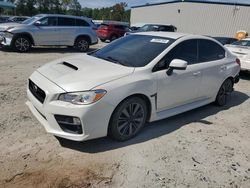 Salvage cars for sale at Spartanburg, SC auction: 2017 Subaru WRX