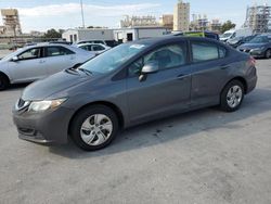 Honda salvage cars for sale: 2013 Honda Civic LX